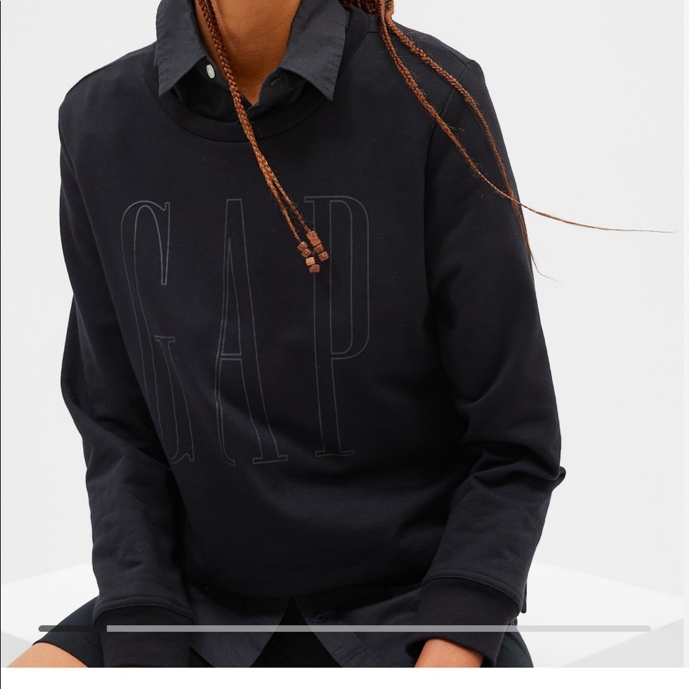 NWT Gap Logo Sweatshirt LARGE - Picture 1 of 2